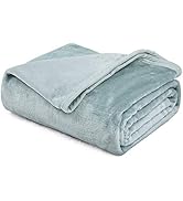 EIUE Flannel Fleece Blanket Twin Size 320GSM Luxury Bed Blanket,Microfiber Blankets for All Seaso...
