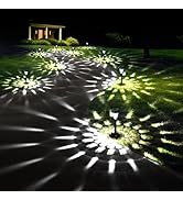 GIGALUMI 12Pack Solar Lights Outdoor Waterproof, Pathway Lights Solar Powered, Landscape Lighting...