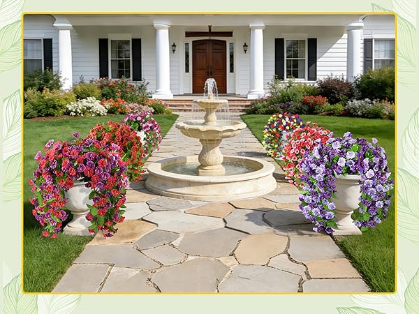 Artificial Flowers for Outdoor