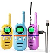 Inspireyes Walkie Talkies for Kids Rechargeable, Easter Basket Stuffers,Gifts for Kids, Toys for ...