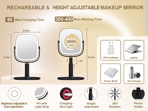 Makeup Mirror With Lights