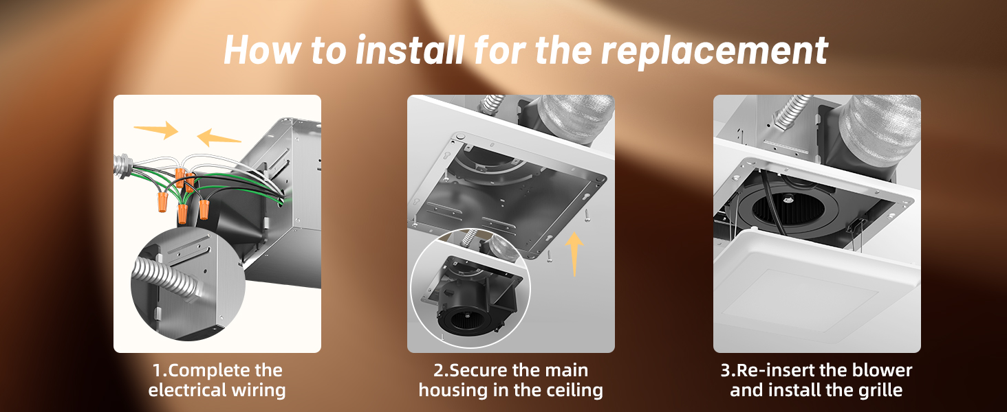 bathroom exhaust fan with light