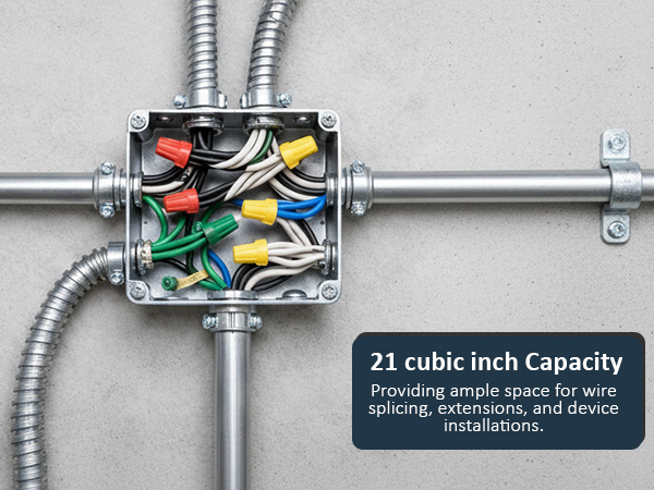 4x4 Electrical Junction Boxes with Blank Covers