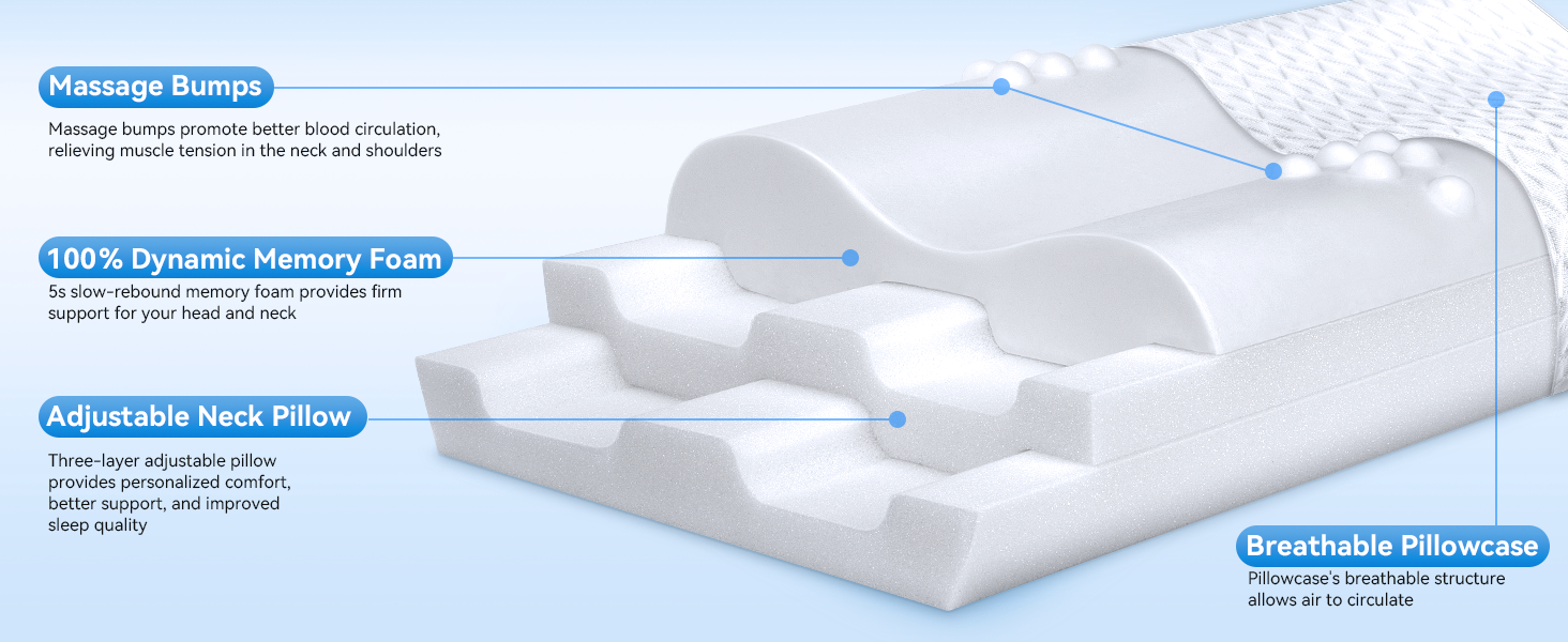 neck support pillows for sleeping