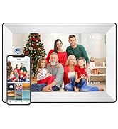 Glusine WiFi Cloud Digital Photo Frame 10.1 Inch IPS high Definition Smart Digital Picture Frame ...