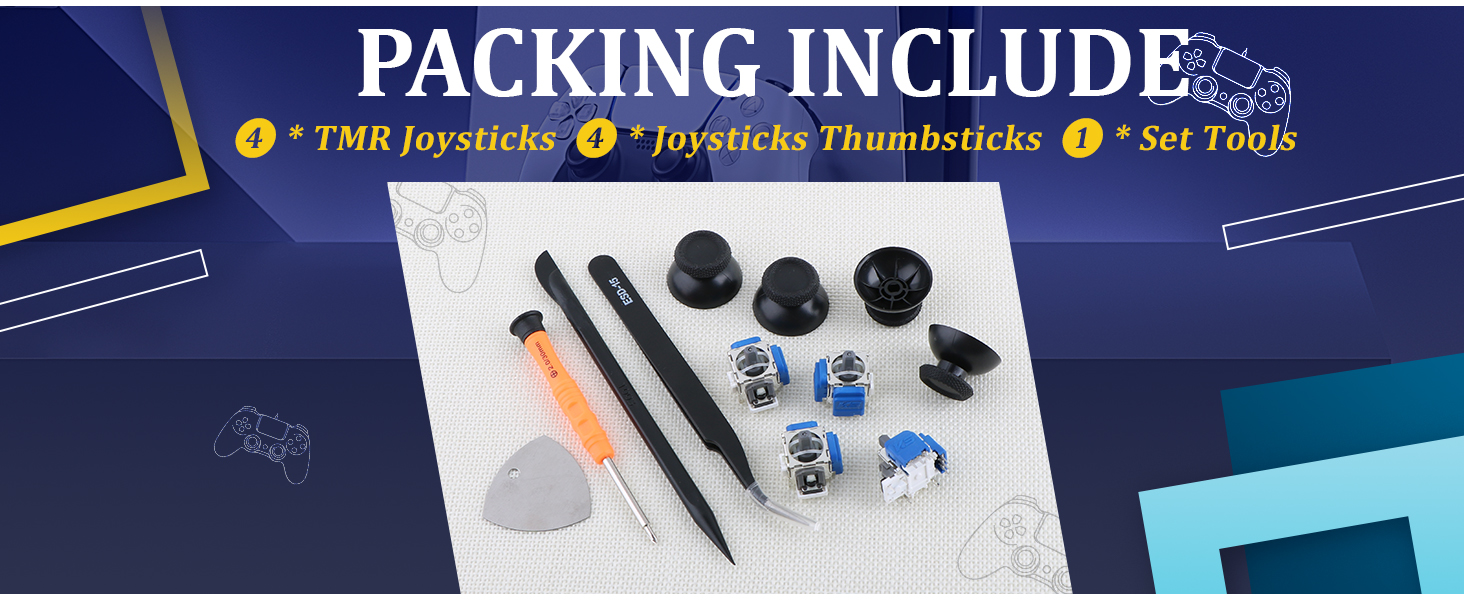 TMR Electromagnetic Joysticks for PS5