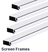 M-D Building Products 14102 Screen x 60in White (5/16in) Frame kit