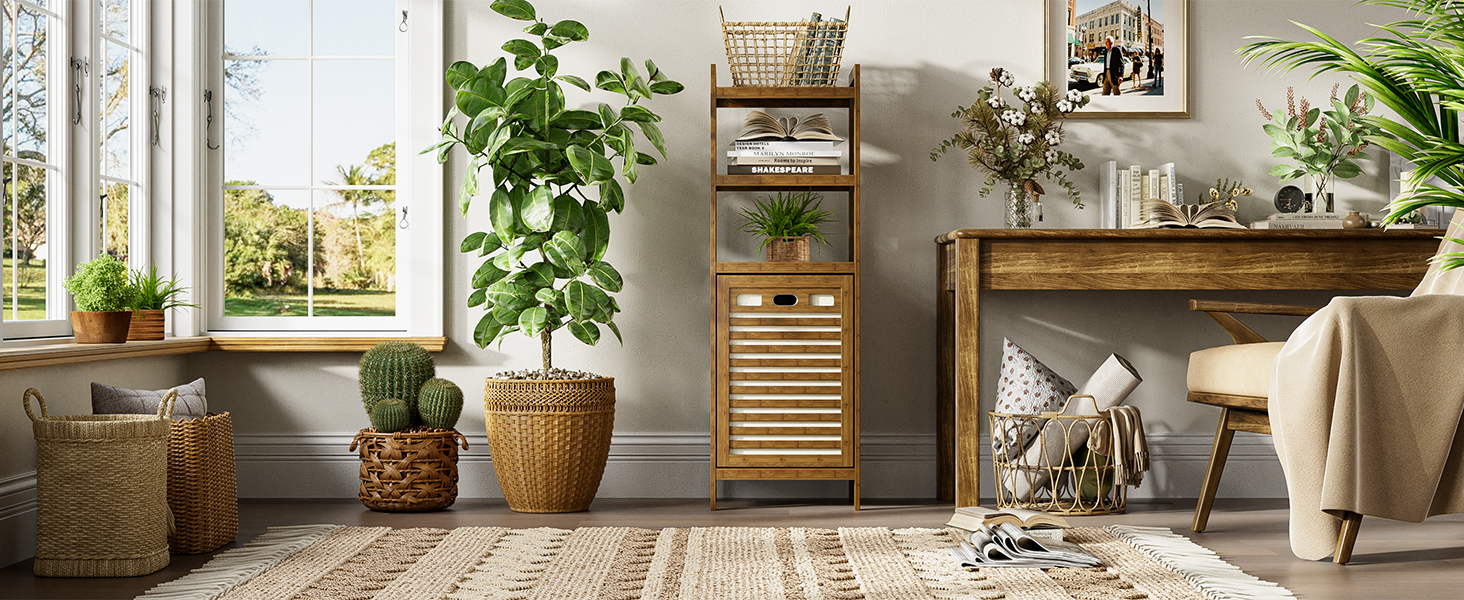 living room tilt out hamper cabinet