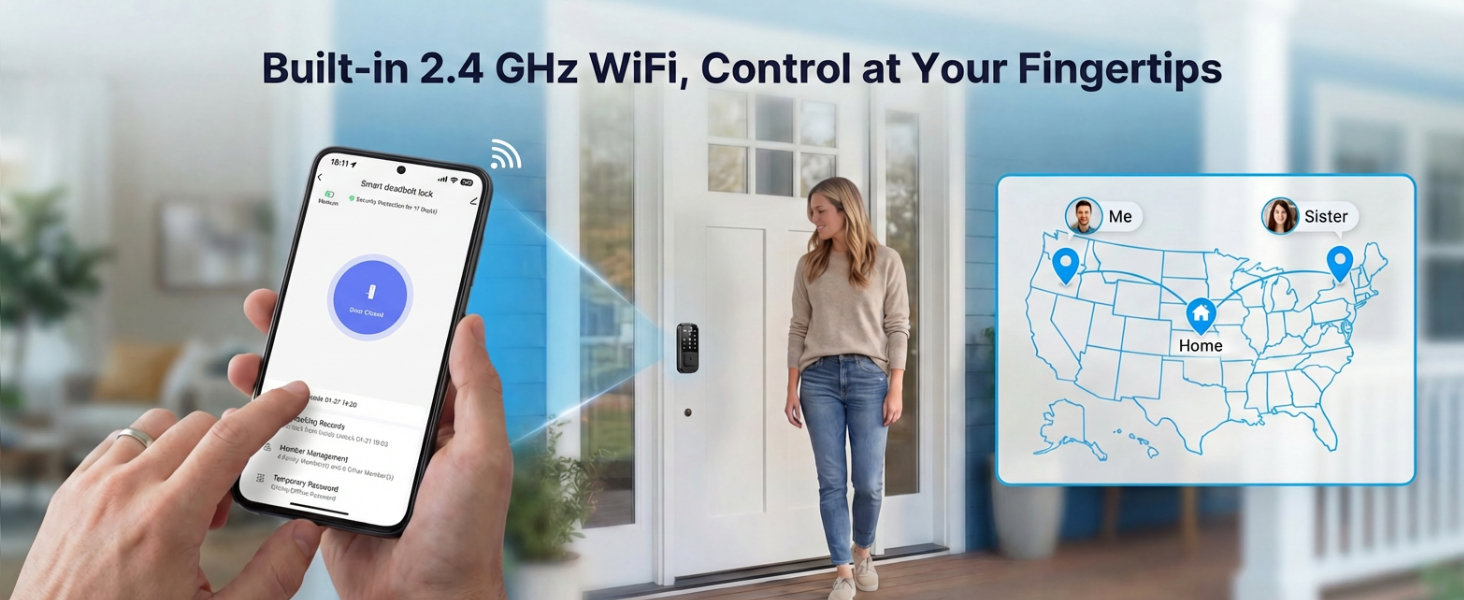 Keyless Entry Door Lock