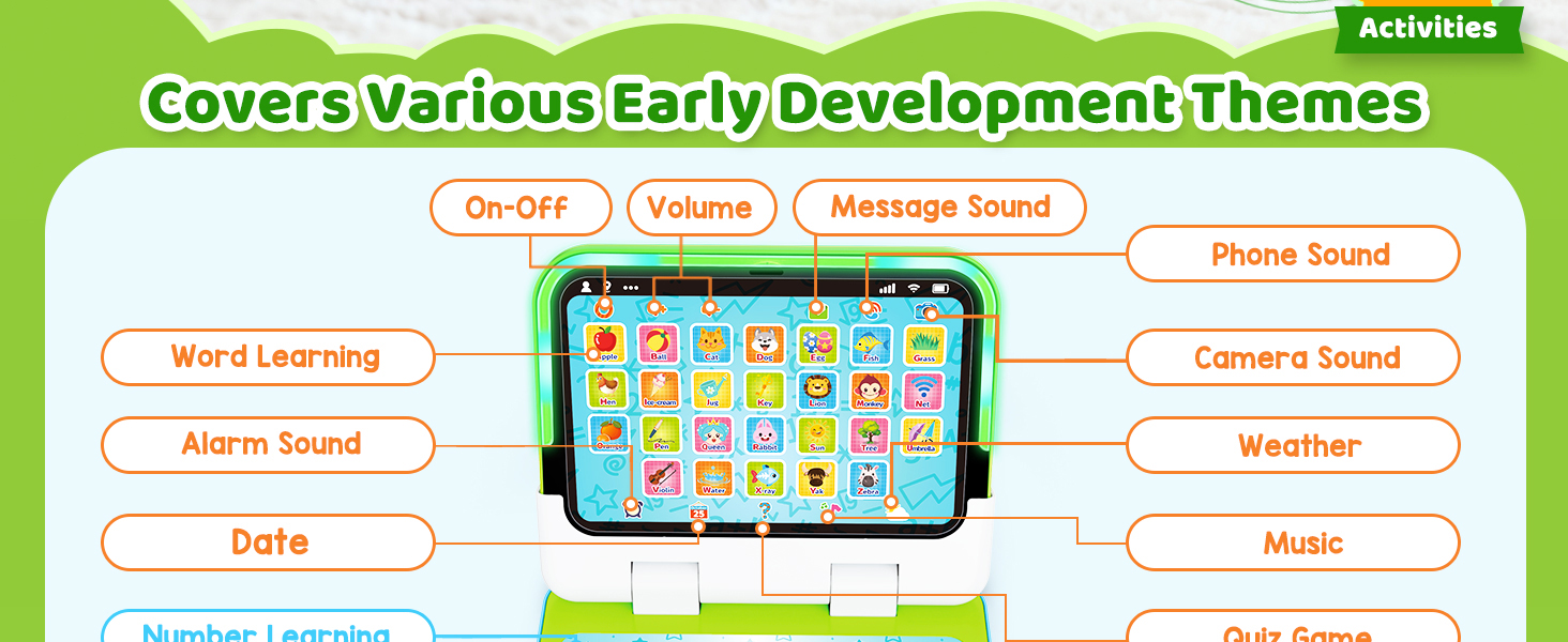 speech therapy toys for toddlers 1-3 educational toys for 1 year old baby tablets for 1 year old