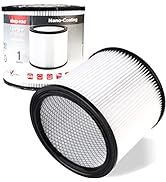Shop-Vac High Performance 90304/90344 Cartridge Filter, Fits most 4-16 Gallon Shop-Vac Wet/Dry Va...