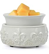nawaza Candle Wax Melt Warmer Wax Warmer 3-in-1 Scented Wax Fragrance Melter for Electric Wax Bur...