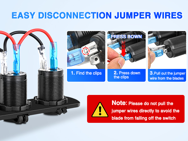 EASY DISCONNECTION JUMPER WIRES