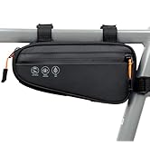 NDakter Bike Triangle Frame Bag, Bicycle Storage Pouch with 2 Side Pockets, 3-in-1 Top Tube Bags ...
