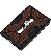 LEFTFOTO 60mm Arca Swiss Metal Universal Camera Quick Release Plate Fits Arca Type Clamp for DSLR...