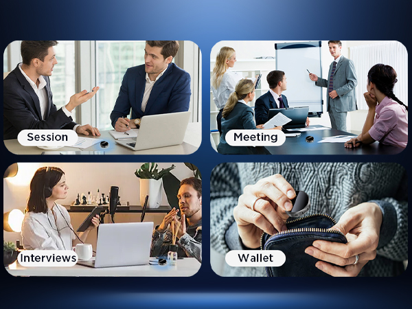 64GB Magnetic Voice Recorder - Voice Activated Recorder AI-Intelligent Noise Reduction