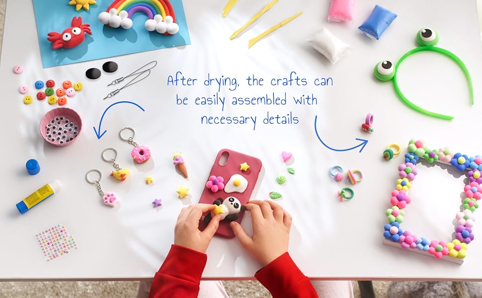 A+ air dry clay kit for kids