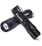 KunHe 2 Pack Keychain LED Flashlight Rechargeable Flashlight Pocket Portable Small Mini Flashligh...