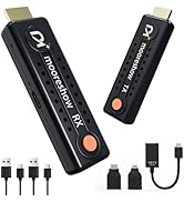 Wireless HDMI Transmitter and Receiver 328FT/100M,4K Decode 1080P@60Hz Wireless HDMI Extender,Plu...