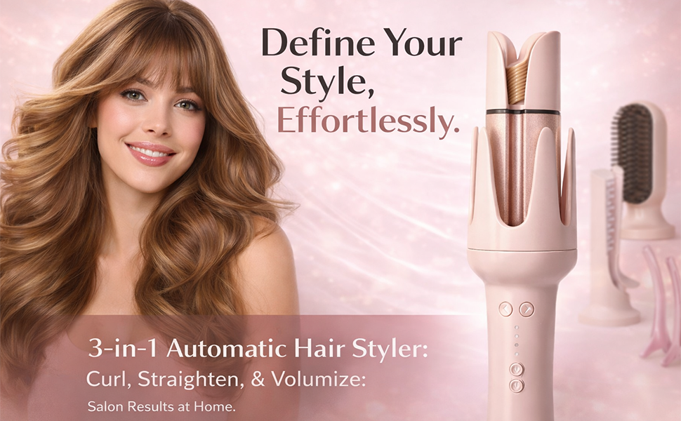 Hair Curler Automatic Rotating