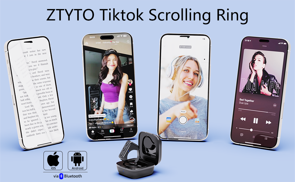 ZTYTO Tiktok Scrolling Ring