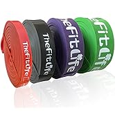TheFitLife Resistance Pull Up Bands - Pull-Up Assist Exercise Bands, Long Workout Loop Bands for ...