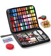 TYRRHHIR Tira Embroidery Sewing Kit for Beginners, 229 PCS Included Thread, Needle, Scissors, Sti...