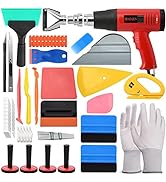 NEWISHTOOL Vinyl Wrap Tool Kit with Heat Gun for Vinyl, Vinyl Wrap Kit Car Wrap Tools Felt Squeeg...
