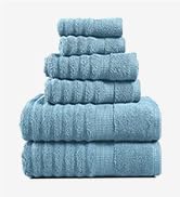 LANE LINEN Large Bath Towels Set - Premium Quality, Soft, 100% Cotton Towels