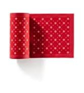 MY DRAP Cocktail Napkins 11 x 11 cm / 4.5" x 4.5" - (50 Per Roll, Cotton Red Lux Xmas)