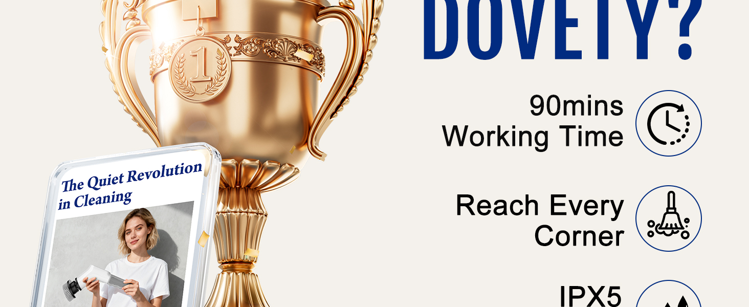 Electric spin scrubber