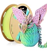 LOVOON Matte Tricolors PLA 3D Printer Filament Multi-Color Changing by Angle Rainbow PLA 3D Print...