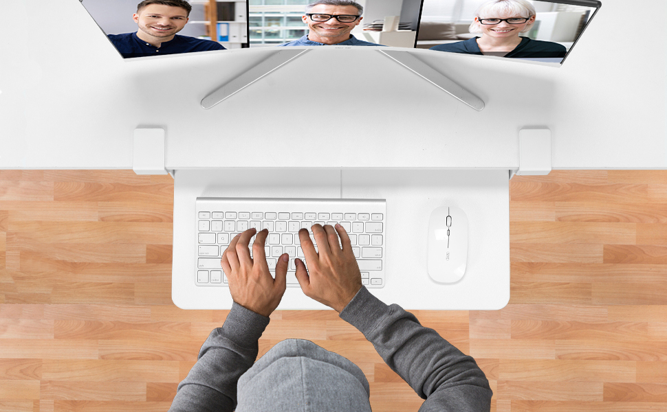 keyboard drawer under desk slide