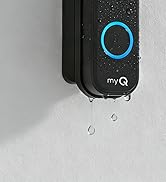 Doorbell Mount for myQ Video Doorbell Camera, Adjustable Left/Right Viewing Angle(40 to 140), Wea...