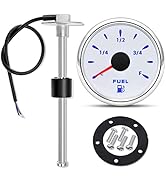 ARTILAURA Fuel Sending Unit and Gauge Kit Boat Marine Fuel Sender, 240-33ohms 7" (175mm) Fuel Gas...