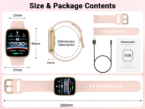 watch size