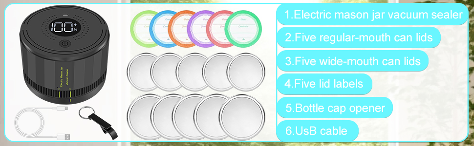 mason jar vacuum sealer kit,canning supplies,mason jar vacuum sealer kit