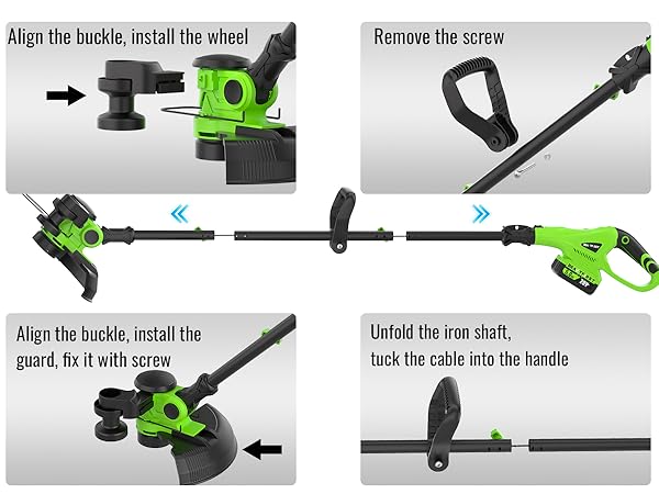 battery operated weed wacker cordless cordless string trimmer