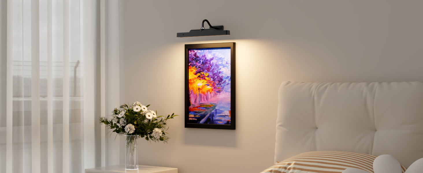light for pictures on wall