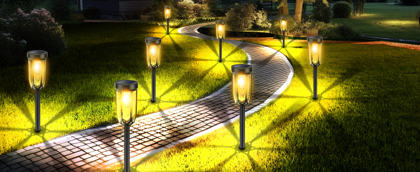 Solar Pathway Lights Outdoor