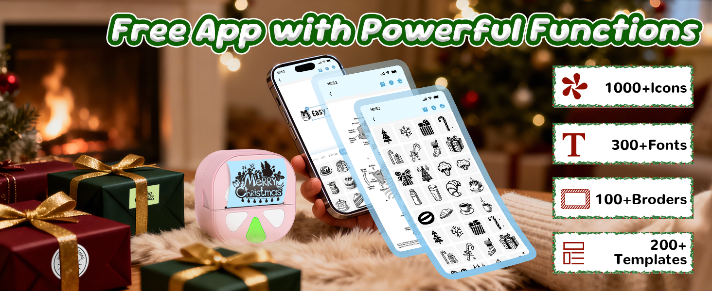 sticker printer sticker maker machine print pod mini printer photo christmas gifts stocking stuffers