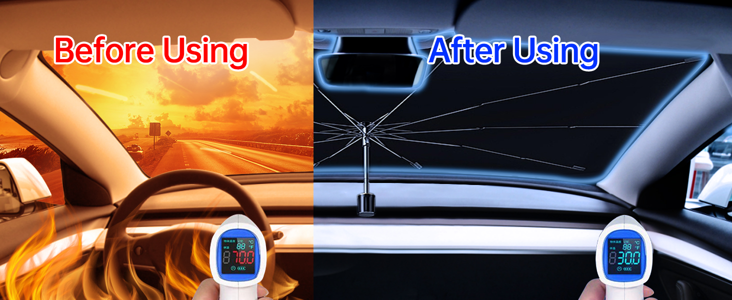 umbrella window shade car windshield