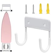Alpinista Ironing Board Hanger Iron Board Wall Mount for Laundry Rooms, White