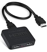 avedio links HDMI Splitter 4K@60Hz, HDMI Splitter 1 in 2 Out, HDMI Splitter for 2 Same Screen Onl...