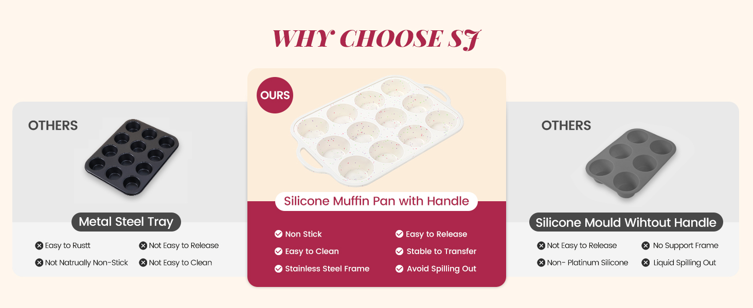 silicone muffin pan