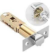 Mortice Latch 60/70mm Adjustable Passage Door Latch with Steel Panel Tubular Latch for Internal D...