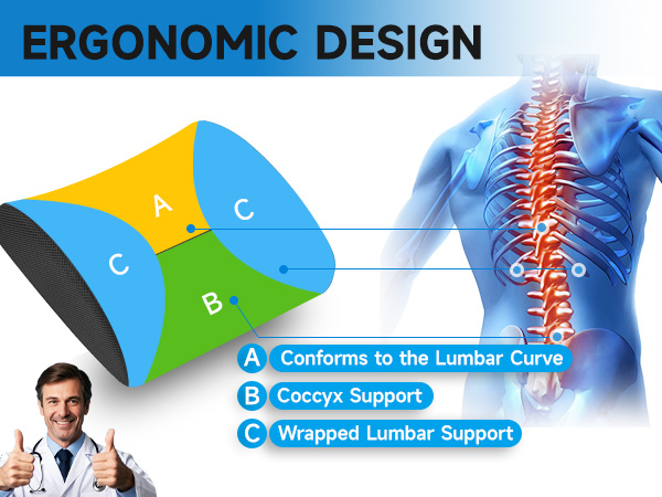 samsonite lumbar support pillow;lumbar support pillow for car;chair pillow;lumbar support pillow;