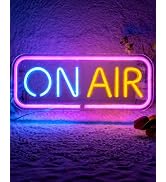 Neon Sign for Wall Decor - Personalized ON AIR Light, LED Neon Lights for Bedroom, Gaming Room, M...