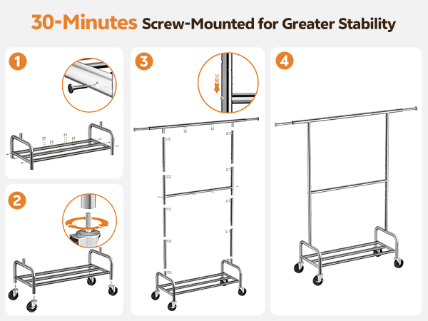 heavy duty clothing rack