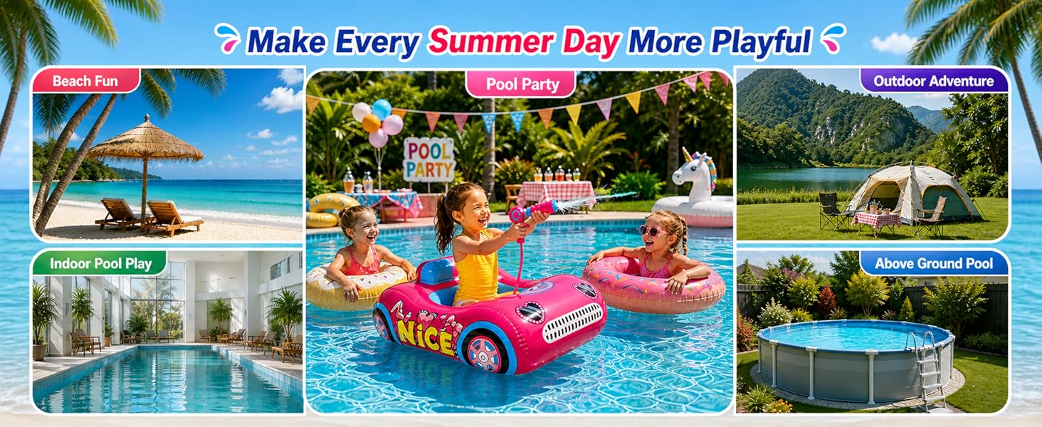 pool floats kids; pool toys for kids ages 4-8; toddler floaties; pink float for princess girls;
